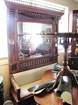 Walnut Hall Bench 